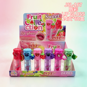 Wholesale Fruit Candy Lip Gloss Charm Display - JSL-167