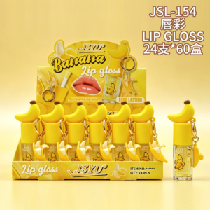 Wholesale Banana Character Lip Gloss Charm Display - JSL-154