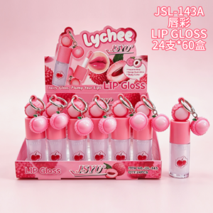 Wholesale Lychee Ring Lip Gloss Charm Display - JSL-143A