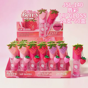 Wholesale Strawberry Berry Lip Gloss Charm Display - JSL-140