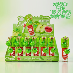 Wholesale Apple Bottle Lip Gloss Charm Display - AG-800