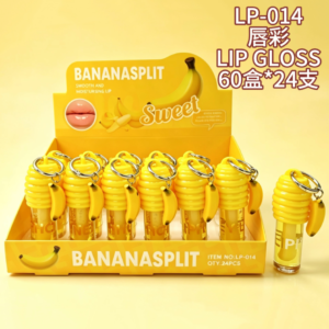 Wholesale Banana Split Lip Gloss Charm Display - LP-014