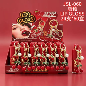 Wholesale Cherry Lollipop Lip Gloss Charm Display - JSL-060