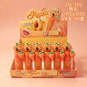 Wholesale Peach Fruit Lip Oil Charm Display - JSL-102