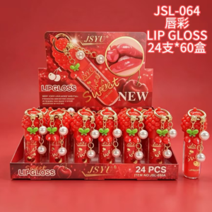 Wholesale Strawberry Candy Lip Gloss Charm Display - JSL-064