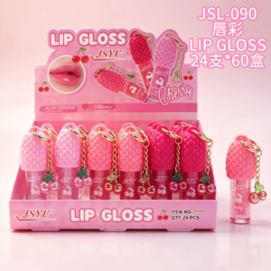 Wholesale Pink Ice Pop Lip Gloss Charm Display - JSL-090