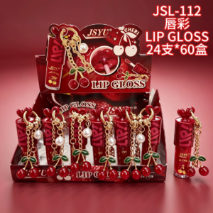 Wholesale Cherry Chocolate Lip Gloss Charm Display - JSL-112