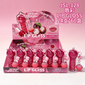 Wholesale Mangosteen Lip Gloss Charm Display - JSL-128