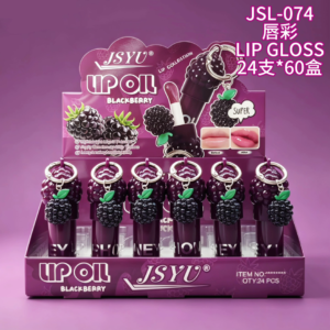 Wholesale Blackberry Ice Cream Lip Oil Charm Display - JSL-074