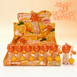 Wholesale Orange Fruit Lip Gloss Charm Display - JSL-130