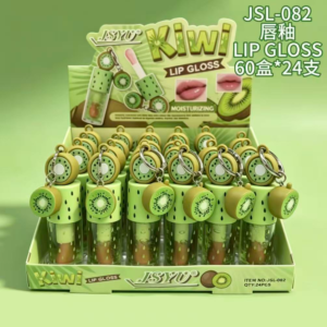 Wholesale Kiwi Ring Lip Gloss Charm Display - JSL-082