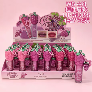Wholesale Grape Cluster Lip Gloss Charm Display - WB-442A