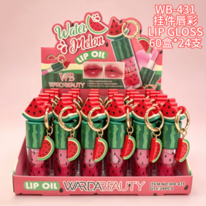 Wholesale Watermelon Fruit Lip Oil Charm Display - WB-431