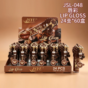 Wholesale Chocolate Lollipop Lip Gloss Charm Display - JSL-048