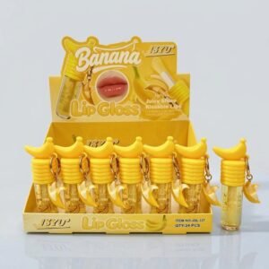 Banana Charm Lip Gloss Display