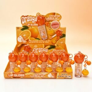 Orange Fruit Lip Gloss Display