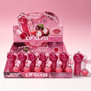 Strawberry Capsule Lip Gloss Display